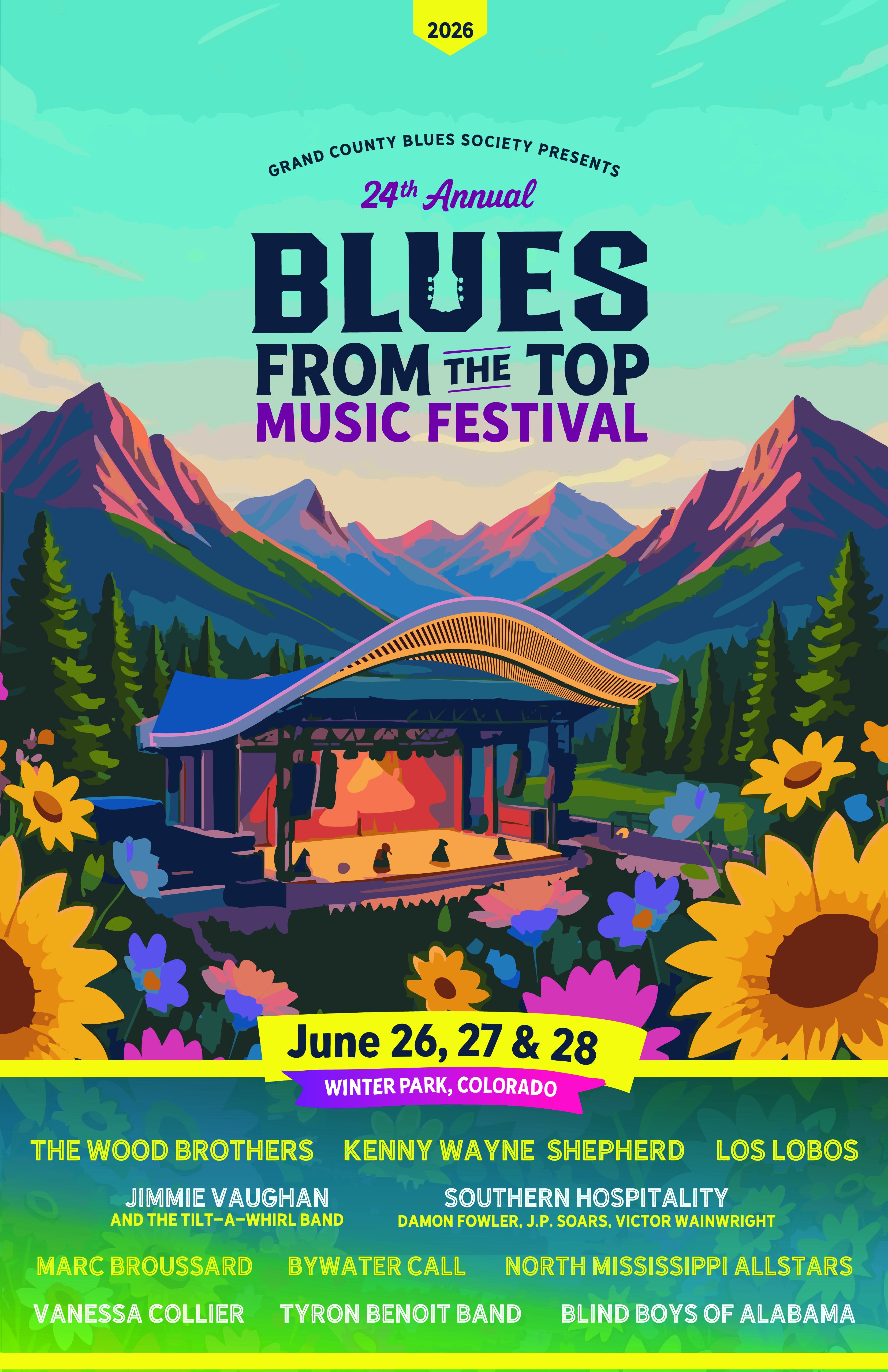 2026 Blues From the Top official poster